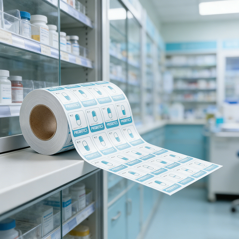 Película en rollo compuesta multicapa de fácil desgarro YSPET/AL/YSPE para probióticos médicos