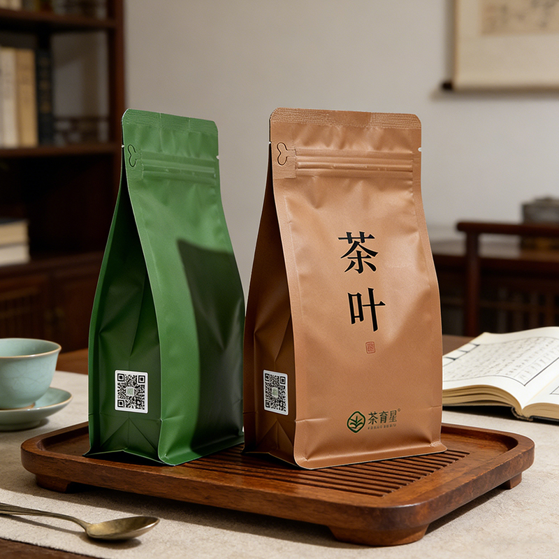 Película de envasado de té multicapa PET/AL/PB con codificación de producto individual