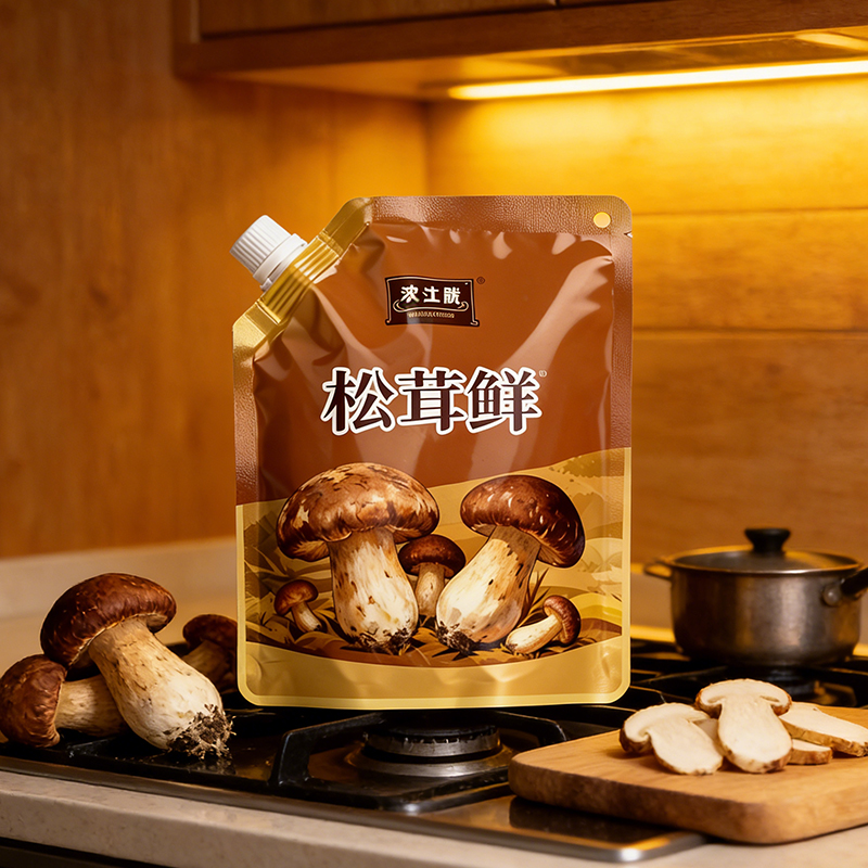 Película compuesta multicapa de PET/AL/PE para bolsas con boquilla de condimento