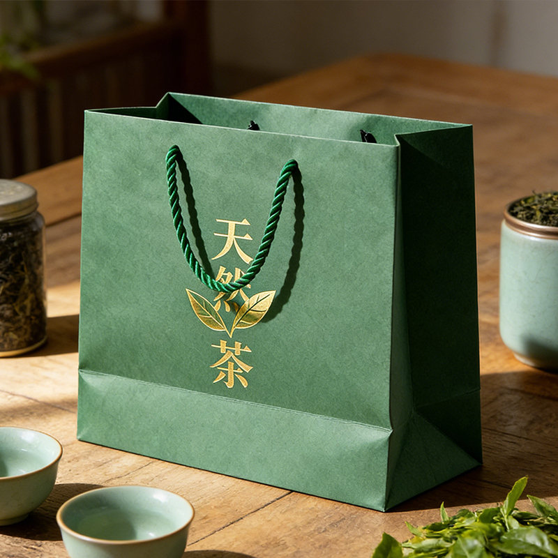 Bolsa de papel para llevar té