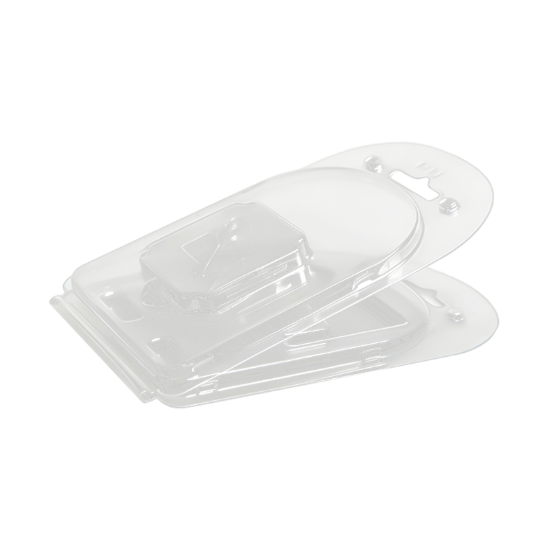Blíster tipo clamshell de doble cavidad