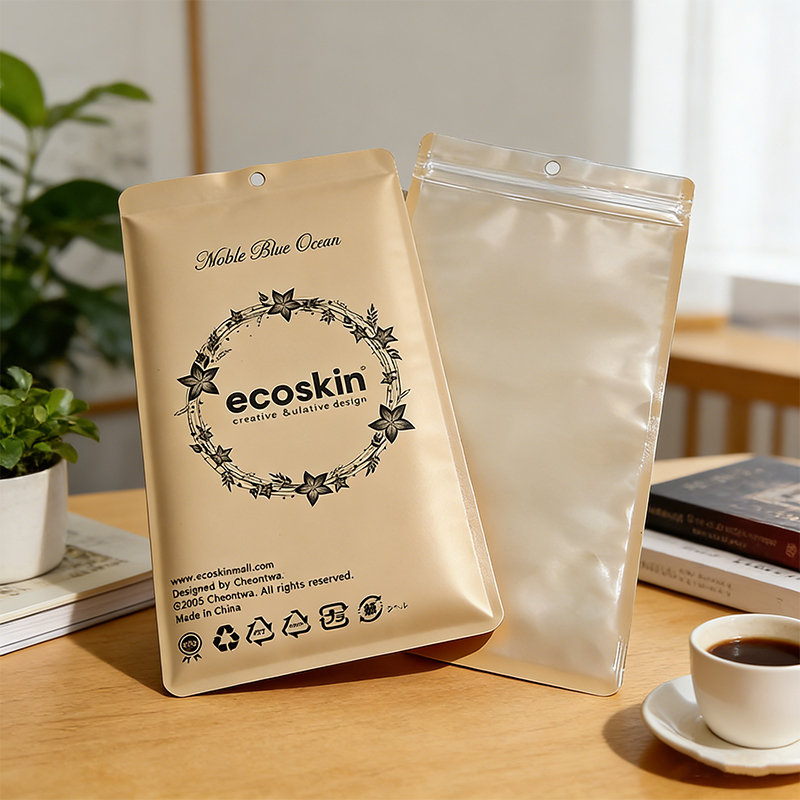 Bolsa kraft con zipper