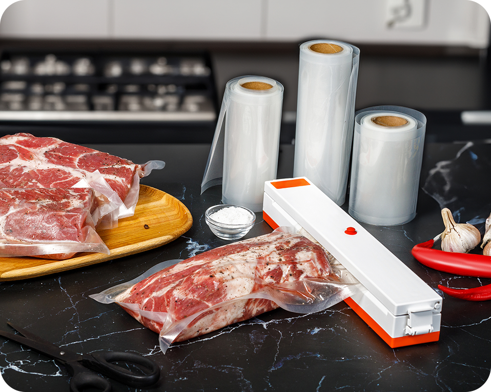 Material de embalaje flexible en rollo